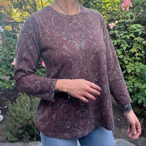 Paisley Long Sleeve Top